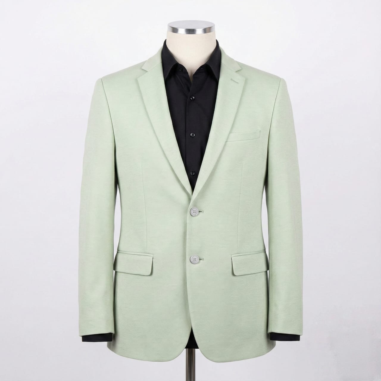 Mint Green Tailored Blazer for Men Main image