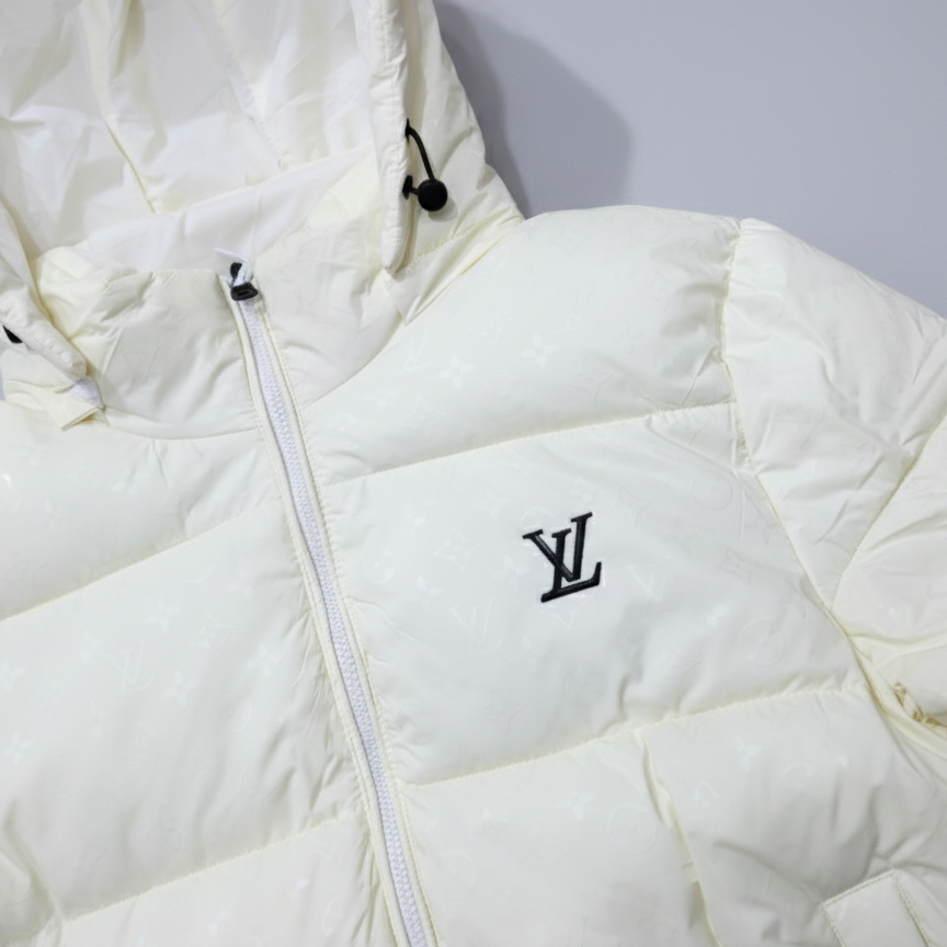 LV Signature Double-Sided Reversible Monogram Buffer Jacket