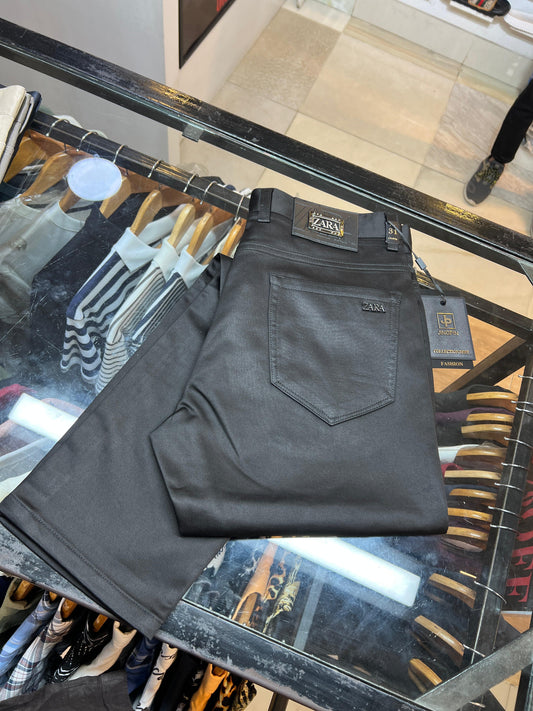 ZARA Men’s Slim Fit Chino Trousers – Premium Cotton Twill Pants