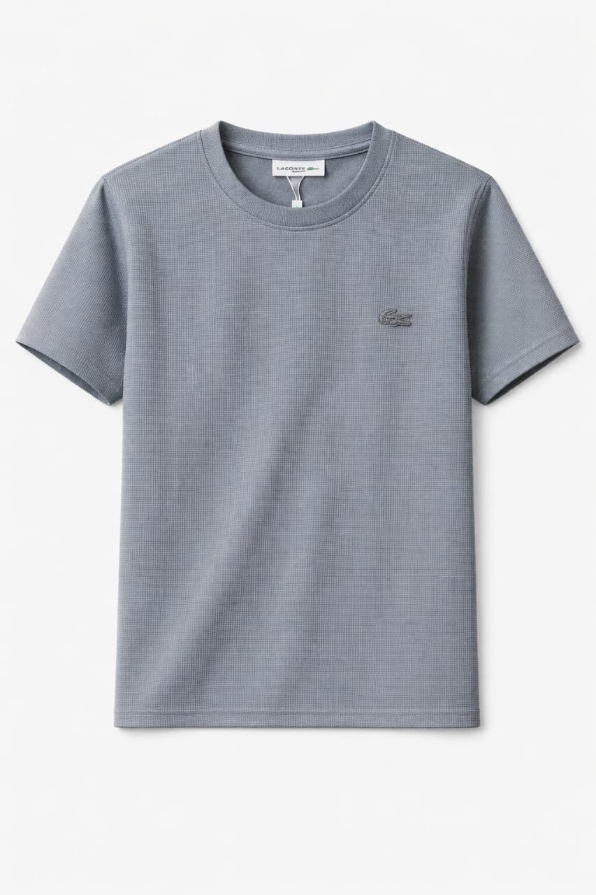 Lacoste Men's Premium Waffle Knit Crew Neck Polo
