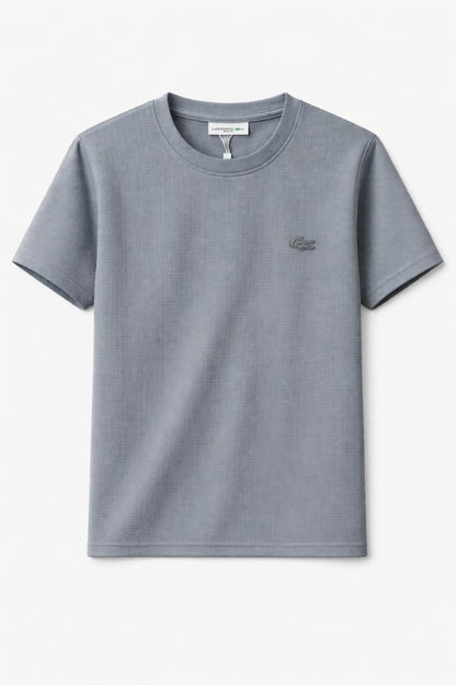 Lacoste Men's Premium Waffle Knit Crew Neck Polo
