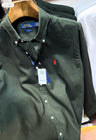 Premium Olive Remi Cotton Slim Fit Shirt