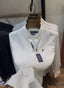 White Remi Cotton Shirt — Slim Fit Comfort