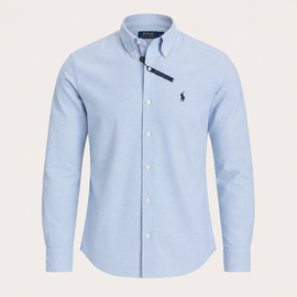 Premium Sky Blue Remi Cotton Slim Fit Shirt