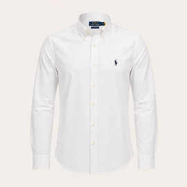 Premium White Remi Cotton Slim Fit Shirt